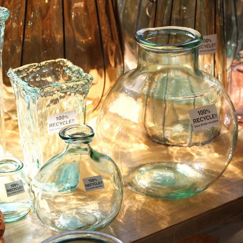 SOW/VALENCIA リサイクルガラス フラワーベース DIECISEIS/VGGN2050SW