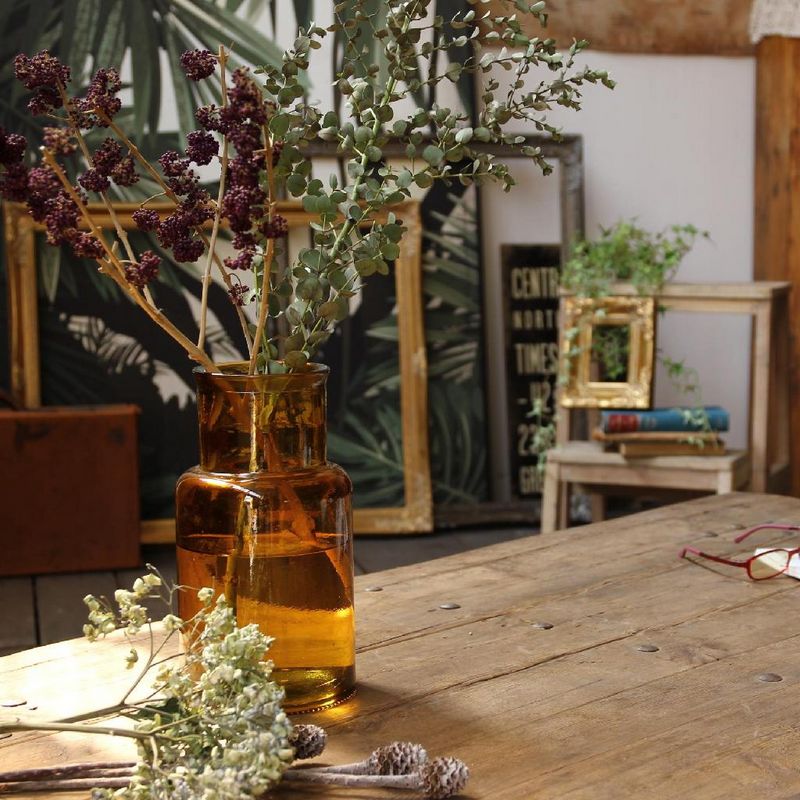 SOW/VALENCIA リサイクルガラスフラワーベース SEIS アンバー/VGGN1060AMSW