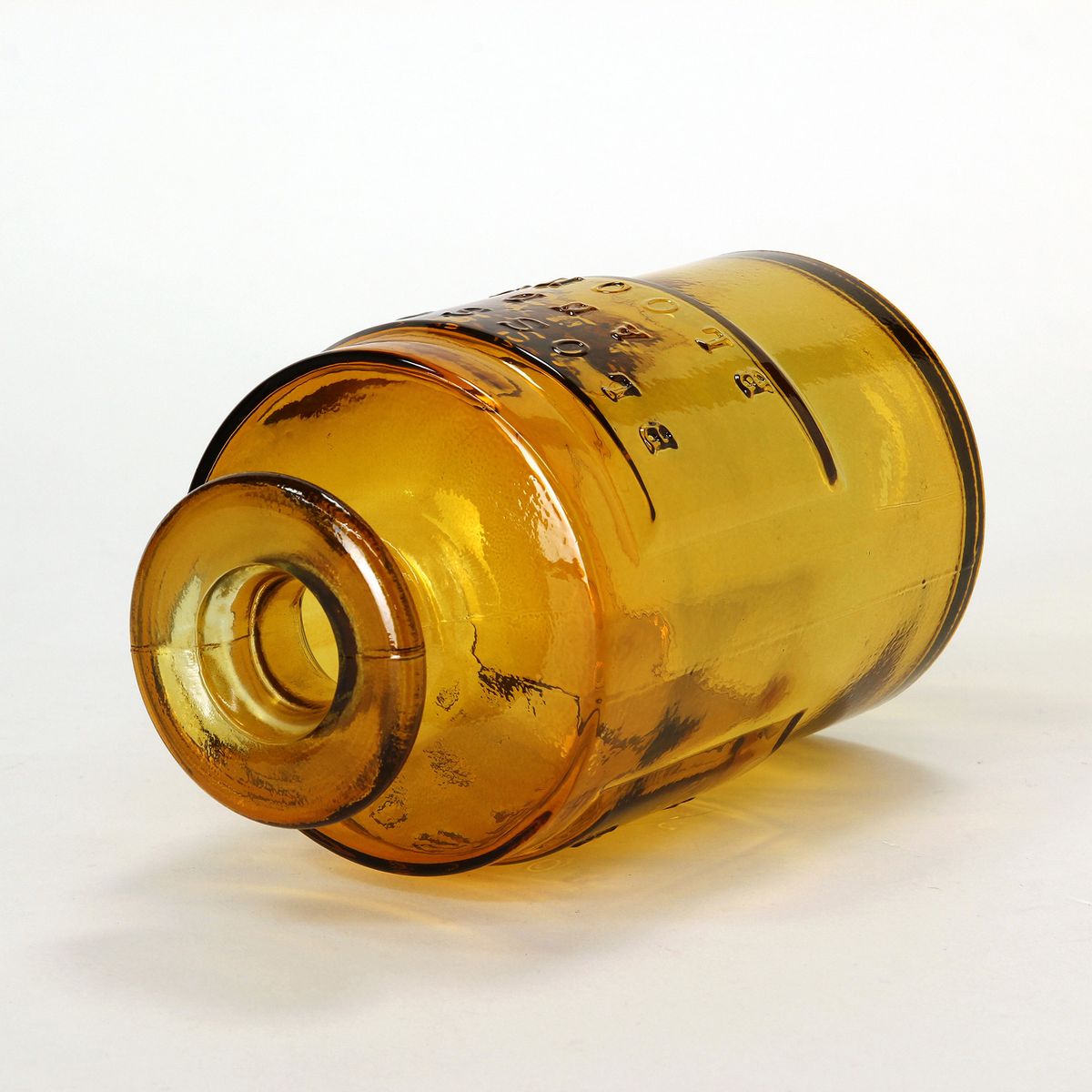 SOW/VALENCIA リサイクルガラスフラワーベース SIETE アンバー/VGGN1070AMSW