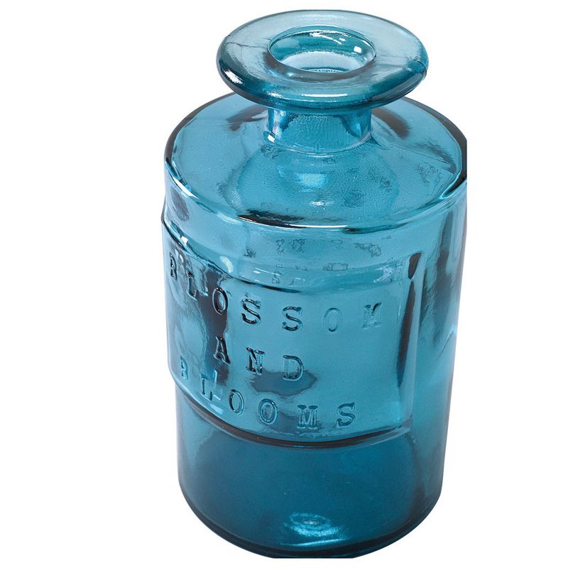 SOW/VALENCIA リサイクルガラスフラワーベース SIETE ブルー/VGGN1070BLSW