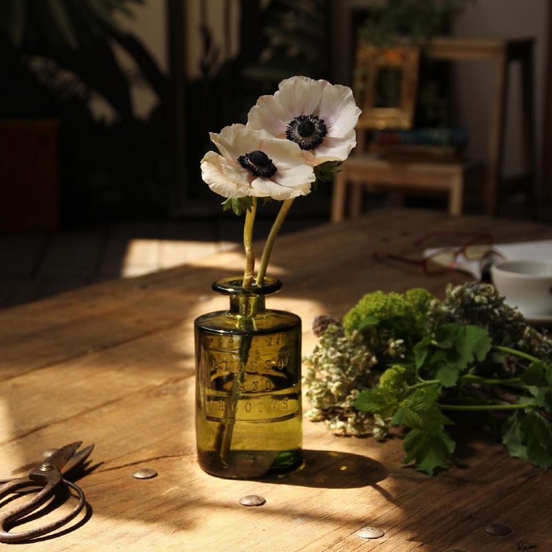 SOW/VALENCIA リサイクルガラスフラワーベース SIETE グリーン/VGGN1070GRSW