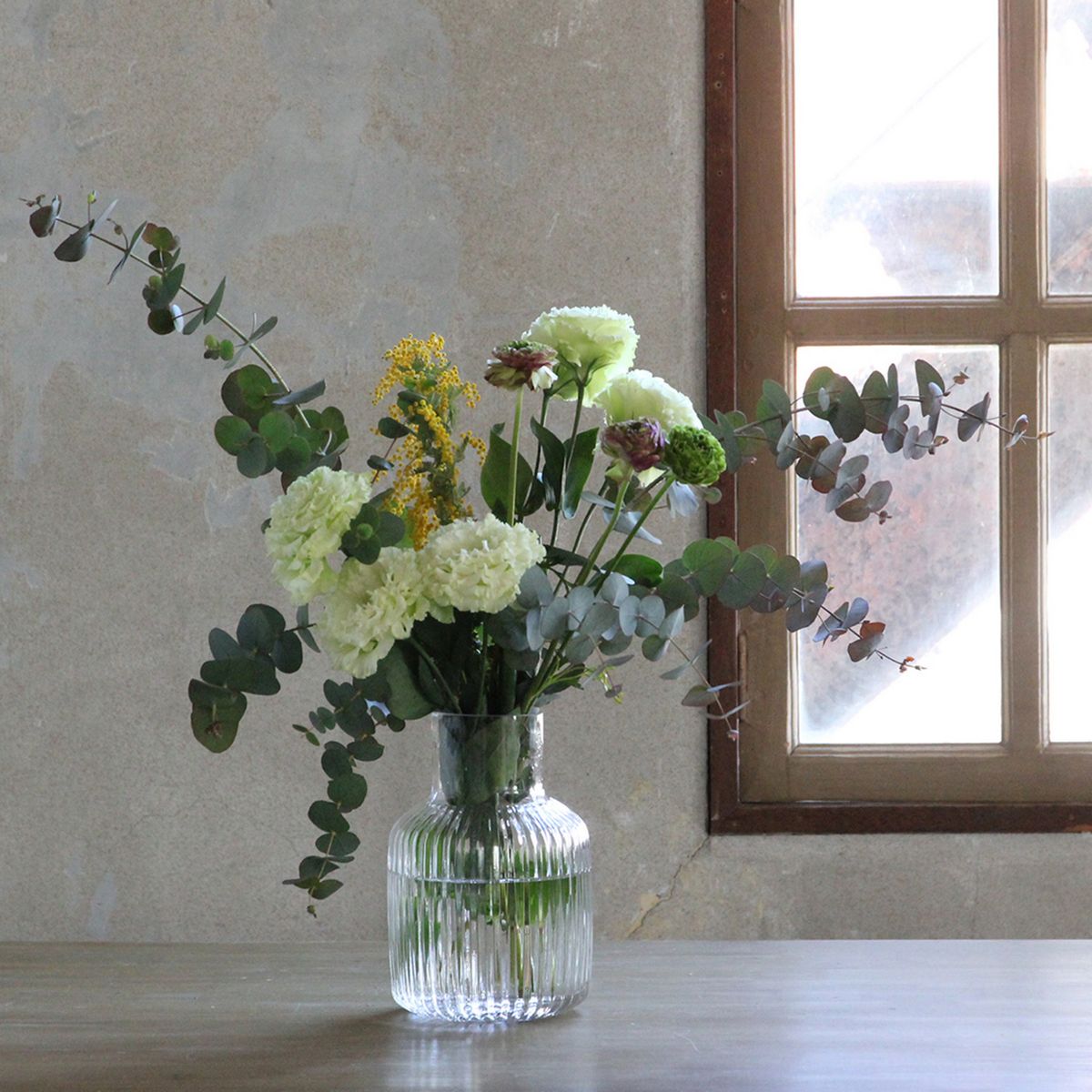 SOW/フラワーベース ウェーブ クリア Lサイズ/NALT2383SW