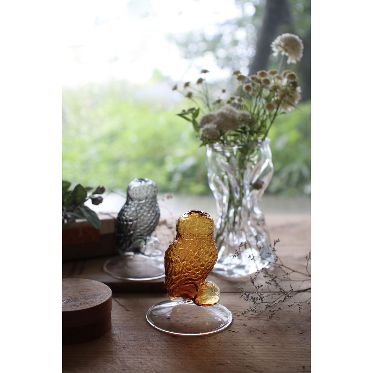 SOW/ガラス フクロウベース ブラウン/KEGY9000BR