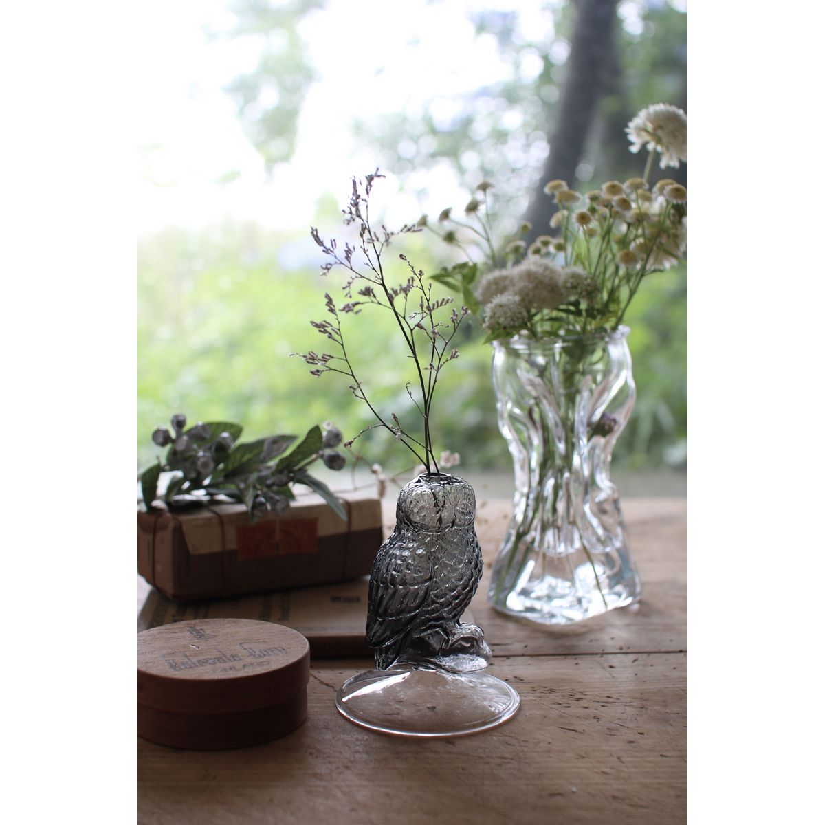 SOW/ガラス フクロウベース グレー/KEGY9000GY