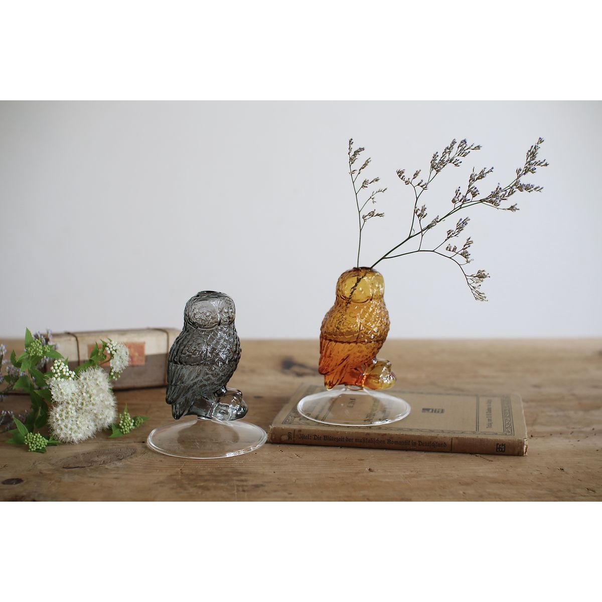 SOW/ガラス フクロウベース グレー/KEGY9000GY