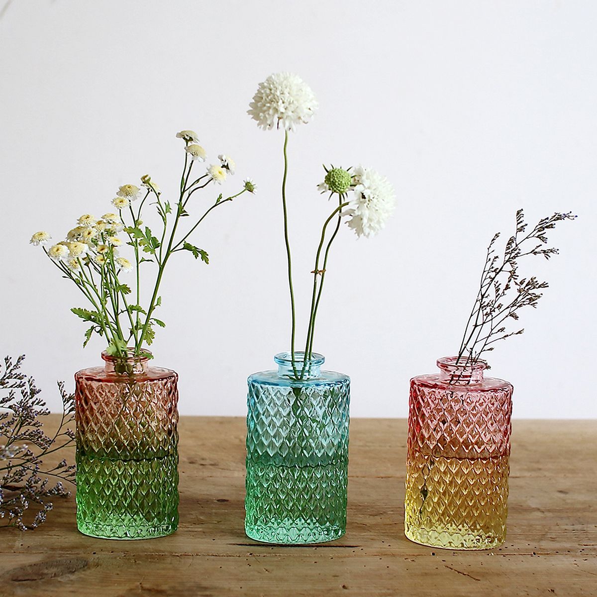 SOW/プチフラワーベース ダイヤ グリーングラデーション/NALT3311GRG