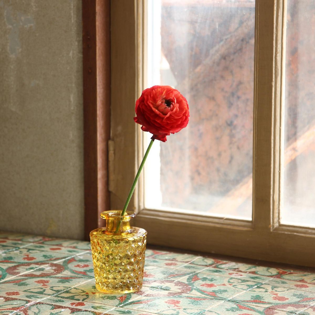 SOW/プチフラワーベース キャトル アンバー/NALT2340AMSW