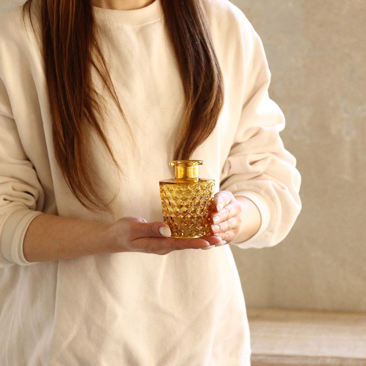 SOW/プチフラワーベース キャトル アンバー/NALT2340AMSW