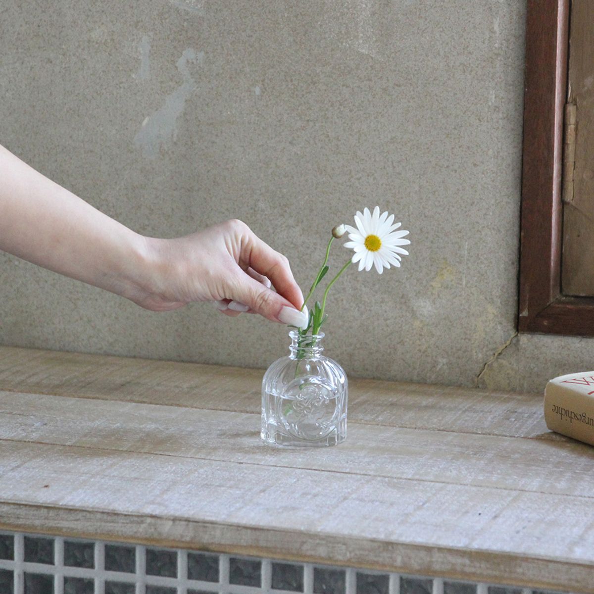 SOW/プチフラワーベース サンク クリア/NALT2350CLSW