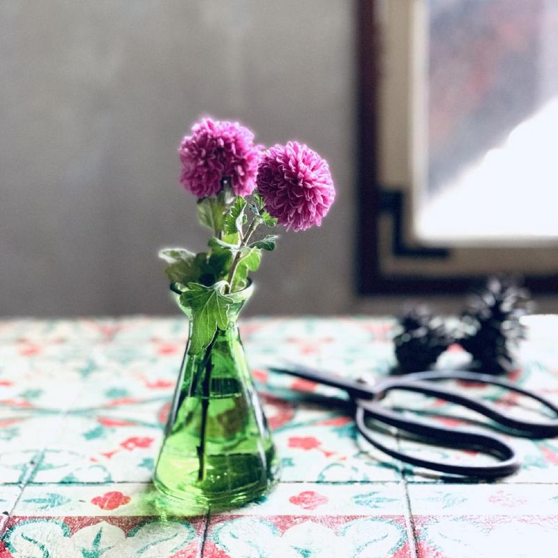 SOW/タイニーガラスフラワーベース No.01 グリーン/NALG5010GRSW