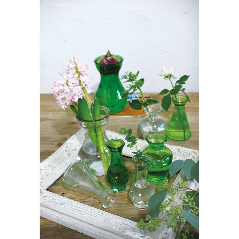 SOW/タイニーガラスフラワーベース No.03 グリーン/NALG5030GRSW