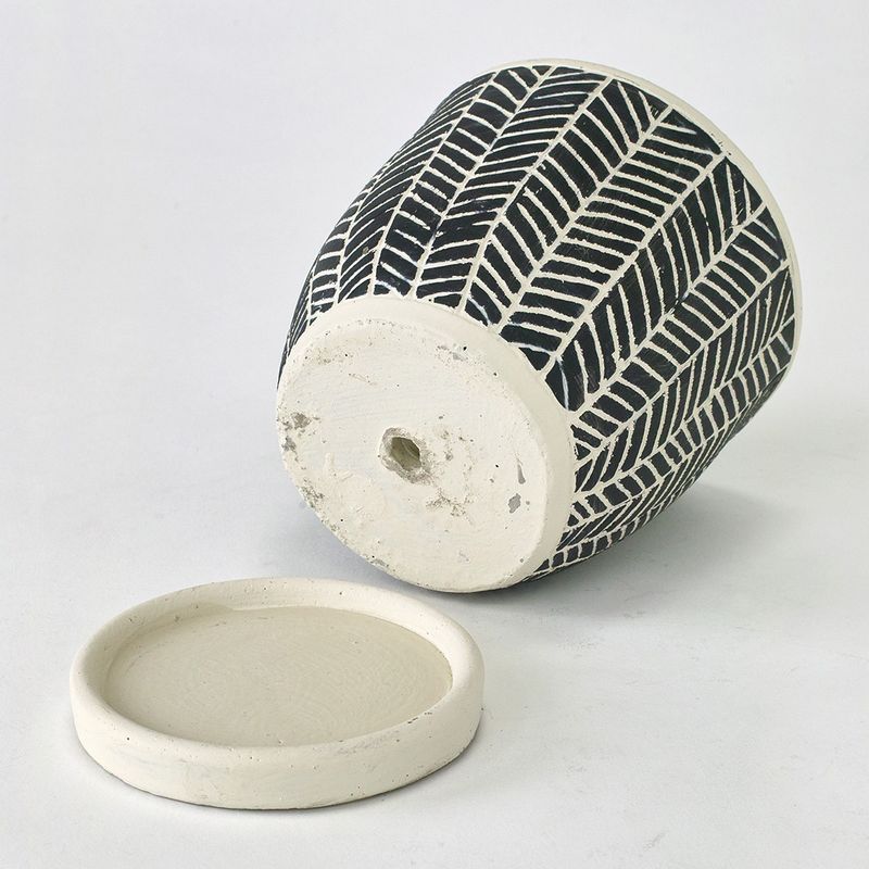 SOW/レリーフ プランター ヘリンボーン ブラック/CCGH1810BKSW