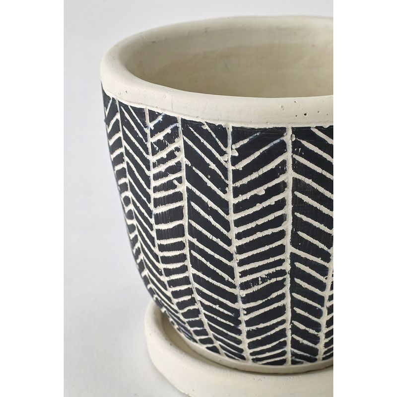 SOW/レリーフ プランター ヘリンボーン ブラック/CCGH1810BKSW