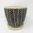 SOW/レリーフ プランター ヘリンボーン ブラック/CCGH1810BKSW