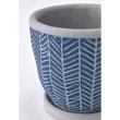SOW/レリーフプランター ヘリンボーン ブルー/CCGH1810BLSW