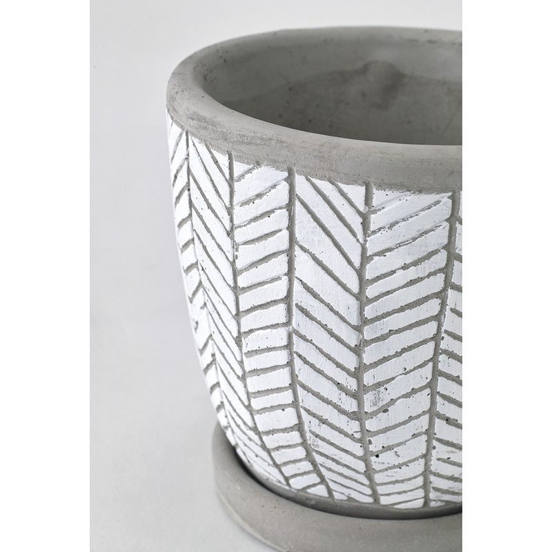 SOW/レリーフ プランター ヘリンボーン ホワイト/CCGH1810WHSW