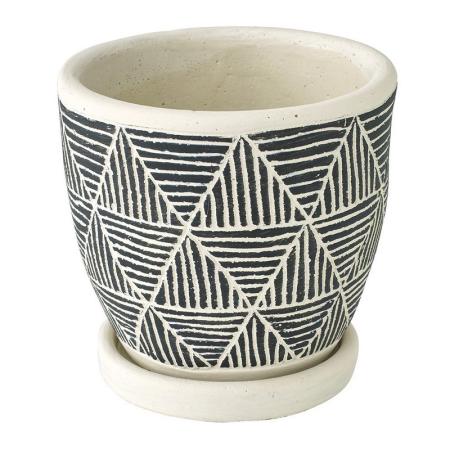 SOW/レリーフ プランター トライアングル ブラック/CCGH1830BKSW