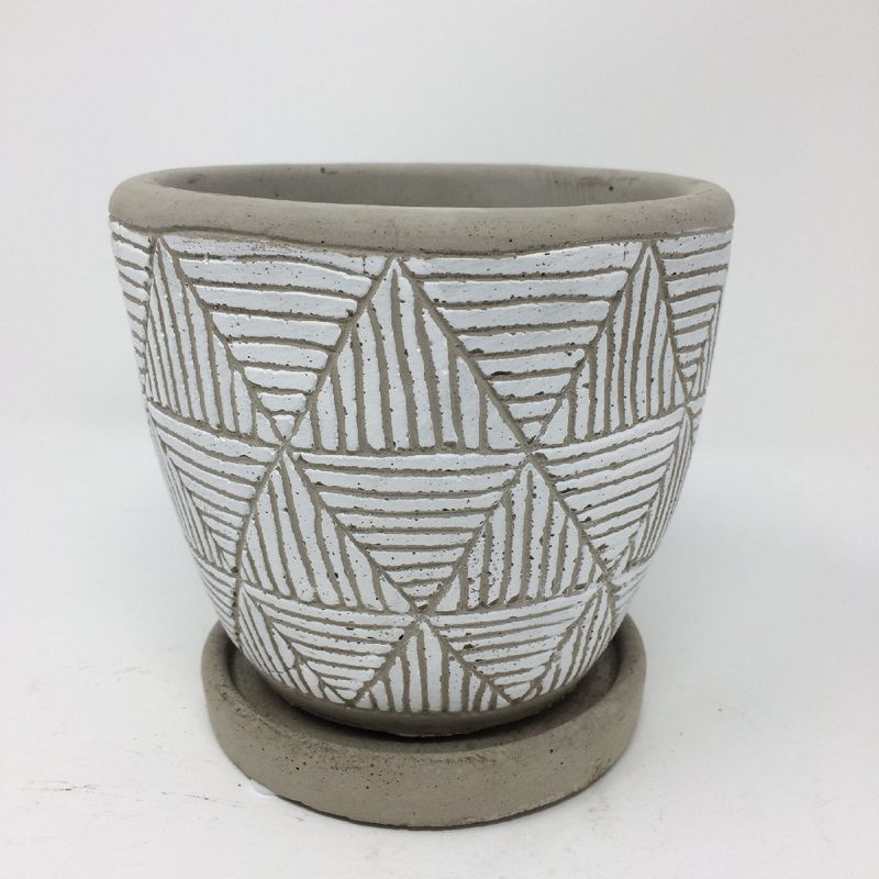 SOW/レリーフ プランター トライアングル ホワイト/CCGH1830WHSW