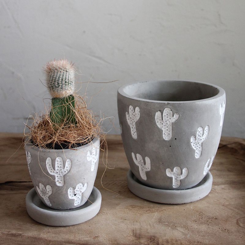 SOW/レリーフ プランター サボテン Sサイズ/CCGH1861SW