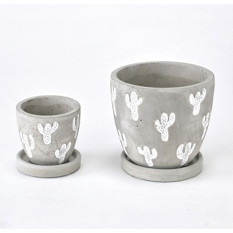 SOW/レリーフ プランター サボテン Lサイズ/CCGH1863SW