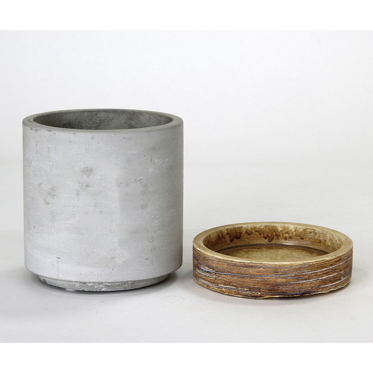 SOW/FEEL THE GARDEN セメントプランター ラウンド Sサイズ/CBGZ2011SW