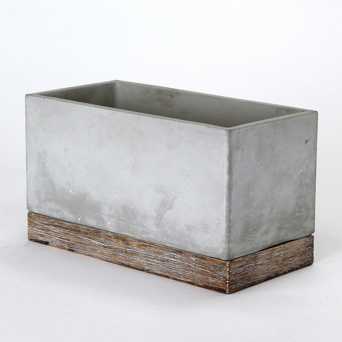 SOW/FEEL THE GARDEN セメントプランター レクト Lサイズ/CBGZ2043SW