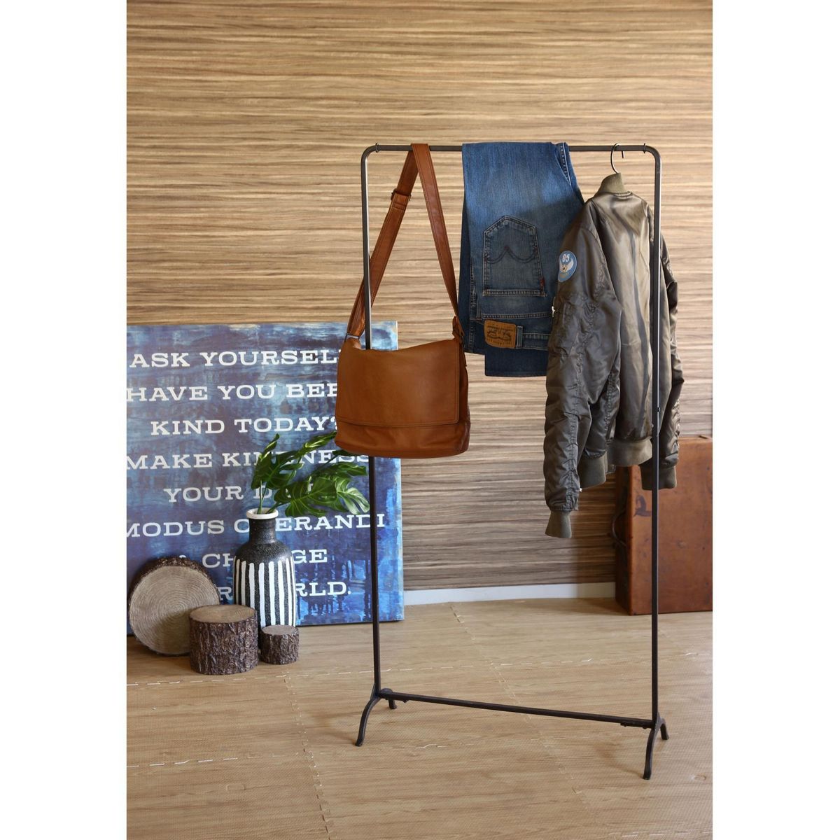 SOW/ジョセフアイアン ハンガーラック ハイ 組立式/DTFF9140SW