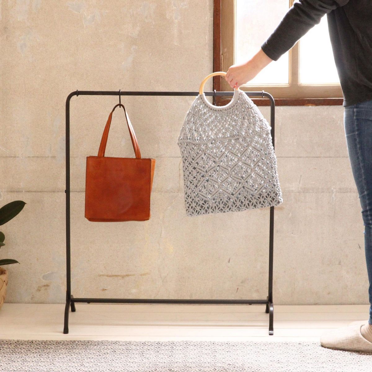 SOW/ジョセフアイアン ハンガーラック ロー 組立式/DTFF9210SW