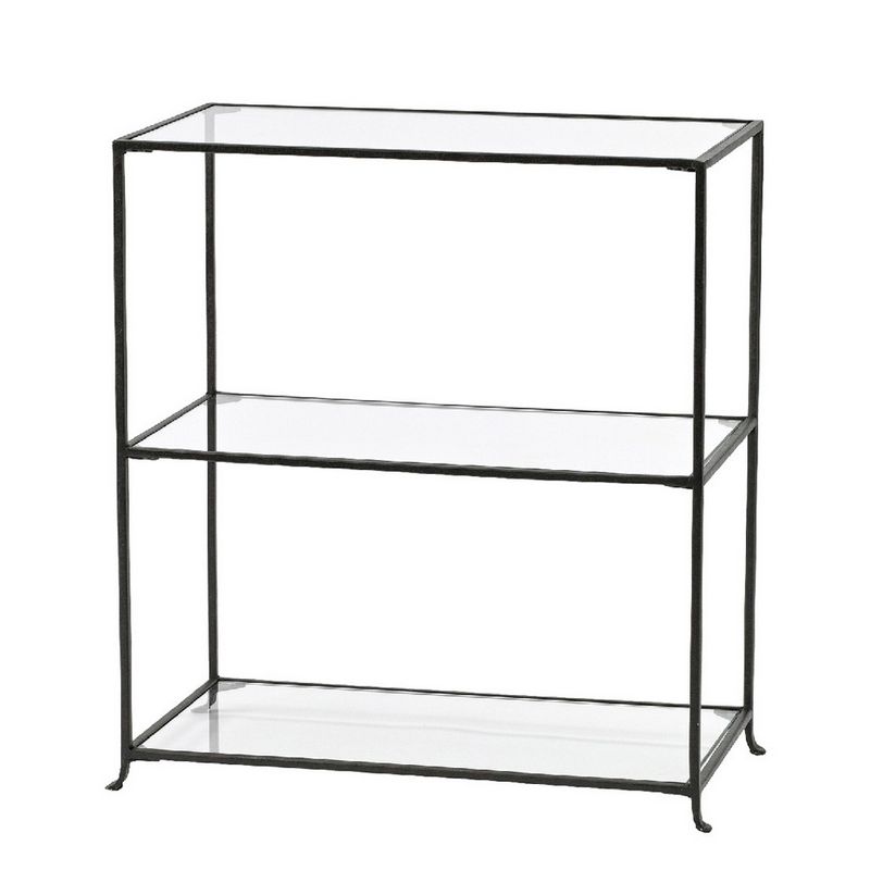 SOW/ジョセフアイアン 3段ガラスディスプレイ台 ワイド/DTFF9050SW