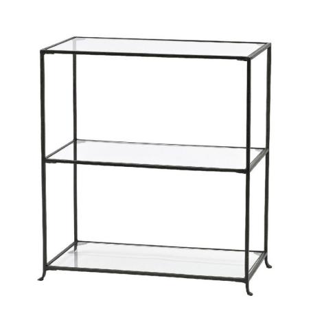 SOW/ジョセフアイアン 3段ガラスディスプレイ台 ワイド/DTFF9050SW