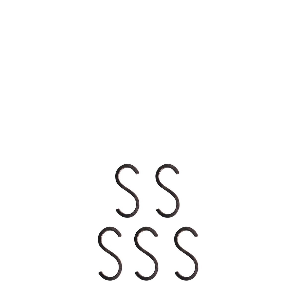 SOW/ジョセフアイアン ミニS字フック5本セット/DTFF6005SW