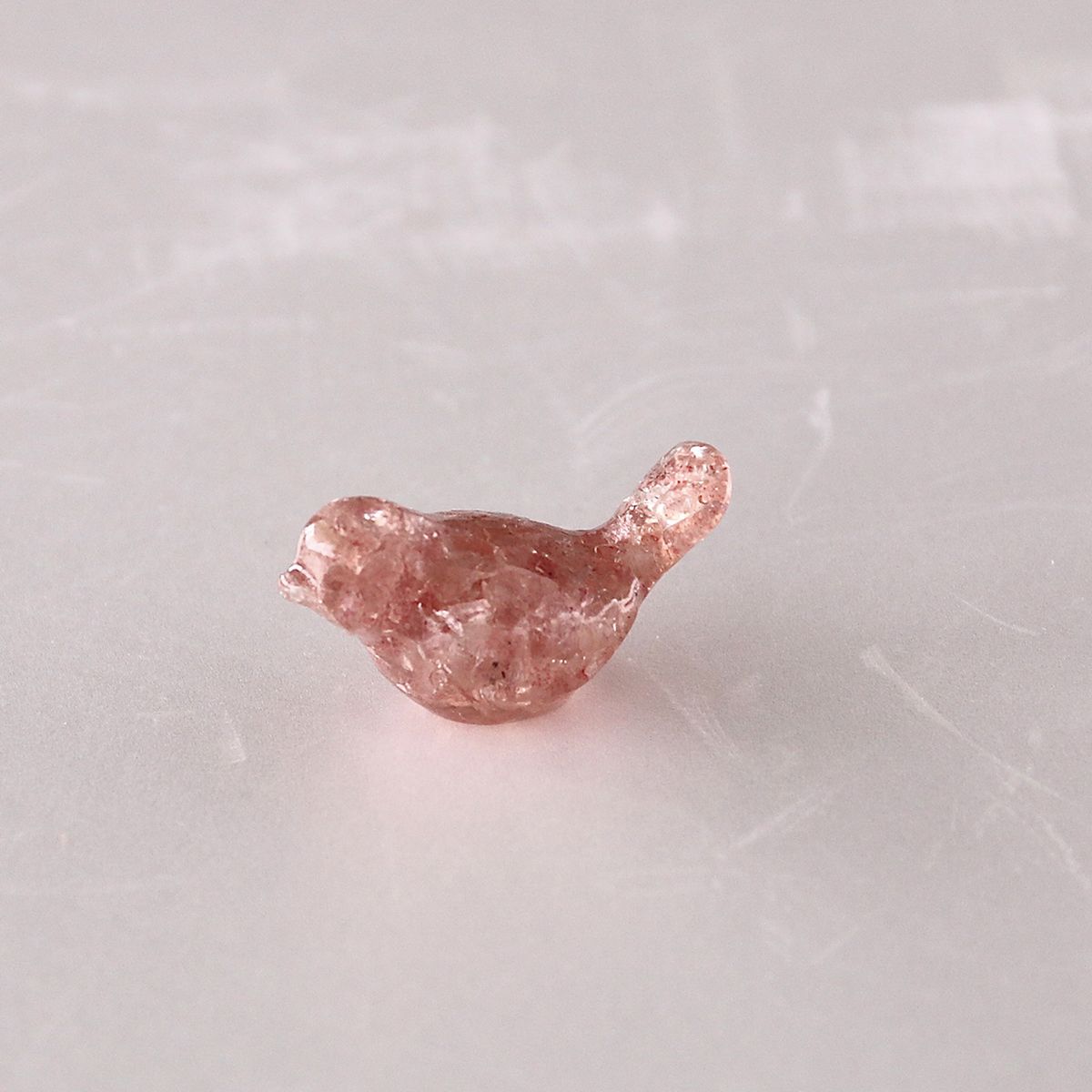 SOW/天然水晶 バード ピンク/BB03