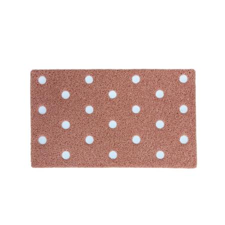 SOW/ふかふかテラスマット BROWN DOT  75×45cm/CWLN5799