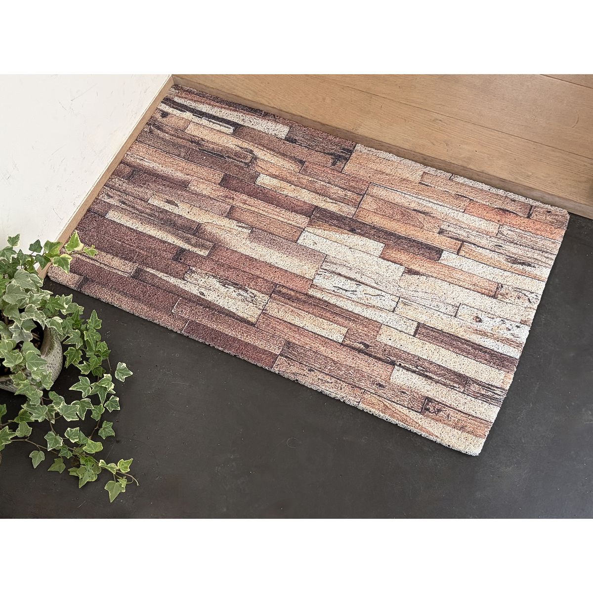 SOW/ふかふかテラスマット WOOD 75×45cm/CWLN6200