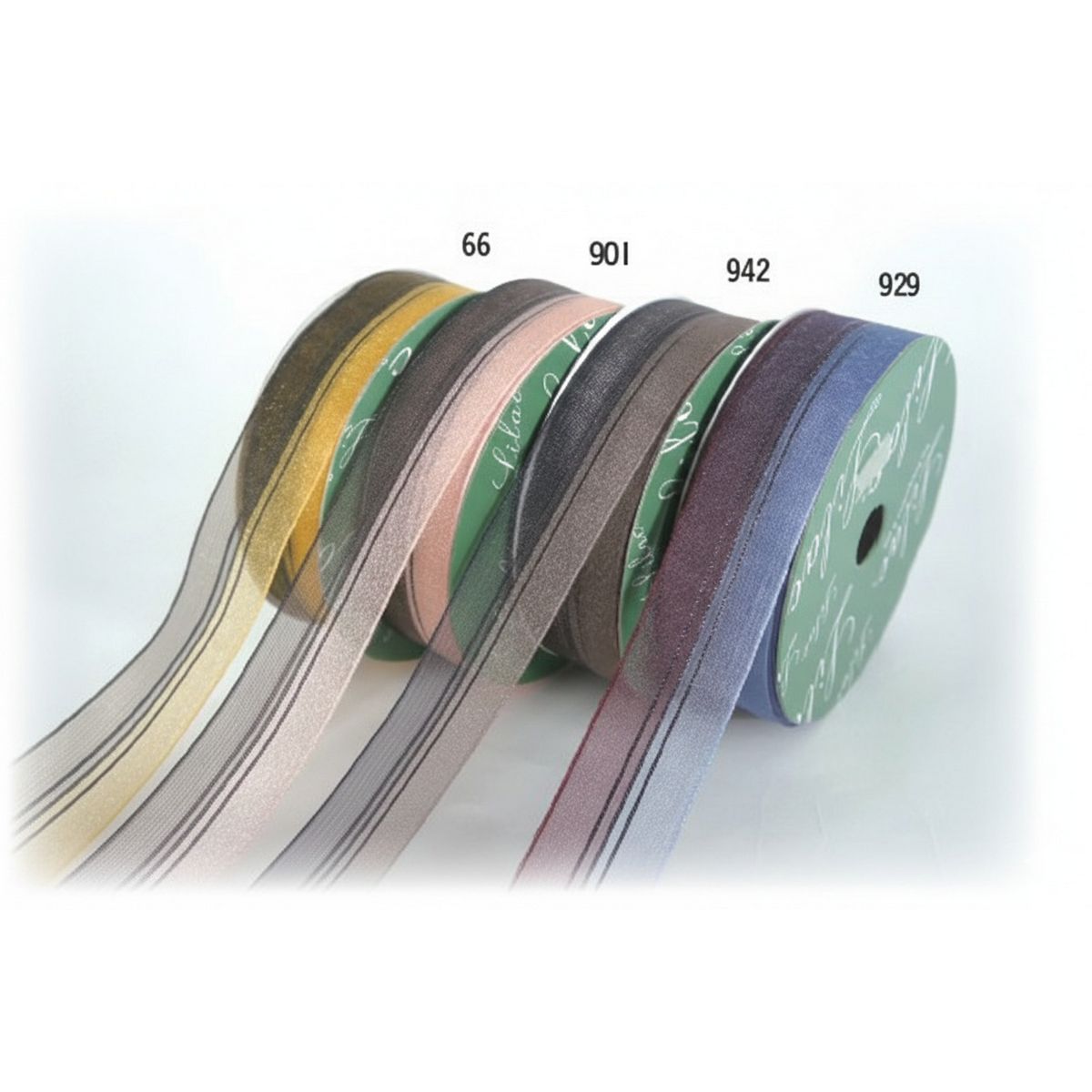 宮崎紙業/ライラックリボン   シェード　濃い紫系　25mm/RL185125-929