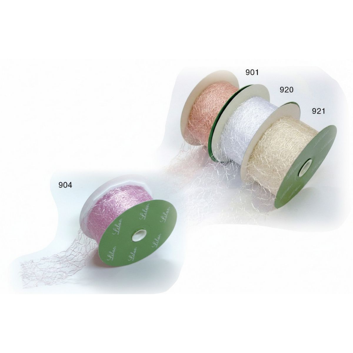 宮崎紙業/ライラックリボン   ラフィス　白系　40mm/RL150340-920