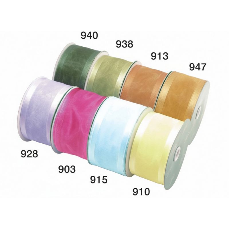 宮崎紙業/ライラックリボン   クレア　グリーン系　25mm/RL162025-940