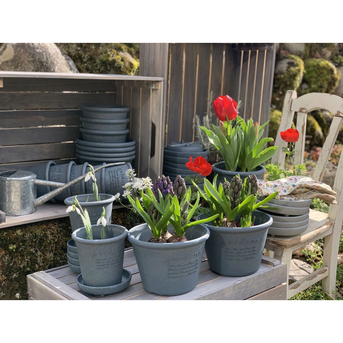 八幡化成/エコポット浅型7号　UG/101604