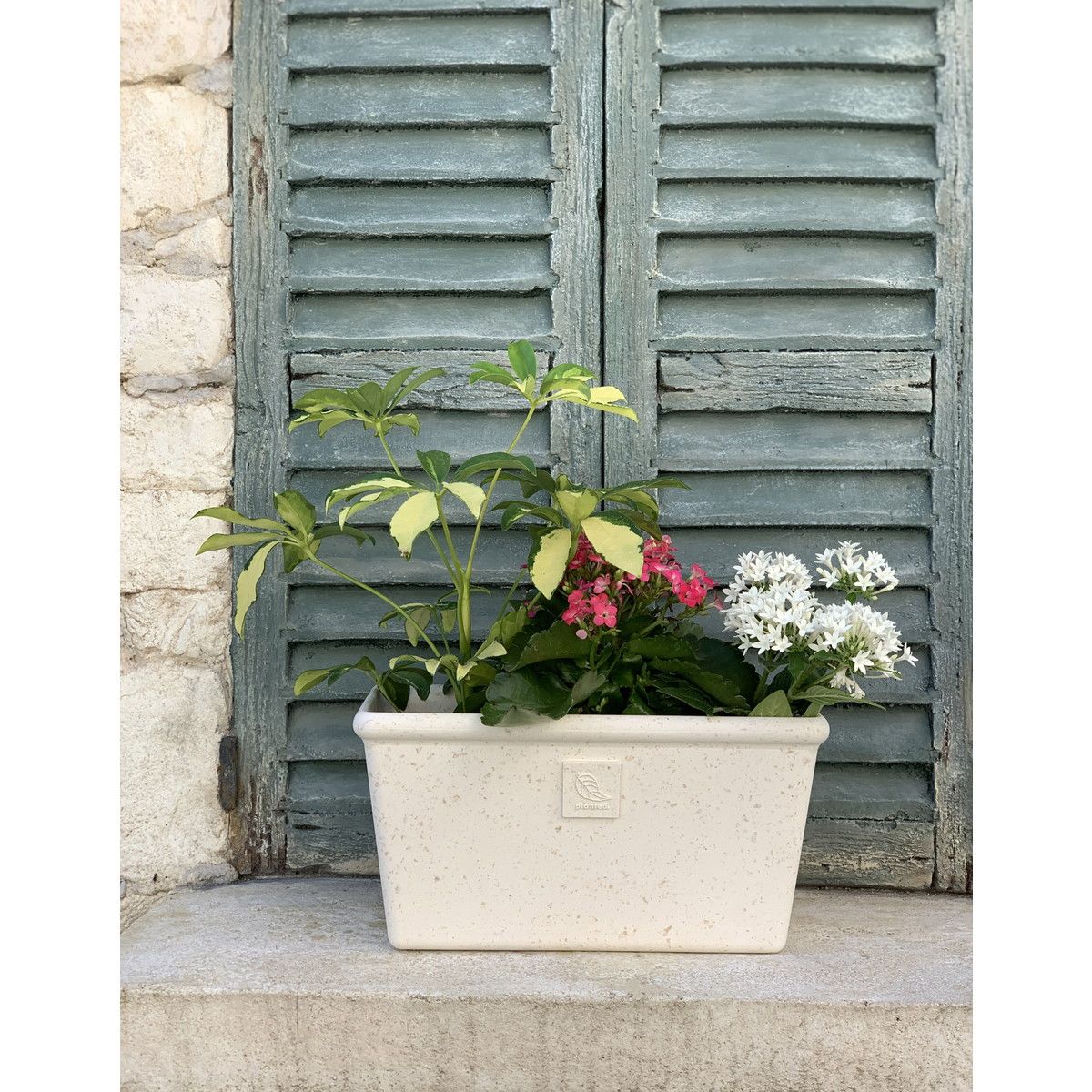 八幡化成/エコポット角型ワイド240　BK/215011