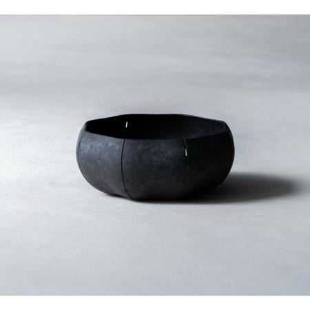 八幡化成/Senローリーポット丸　浅型L　BK/248682