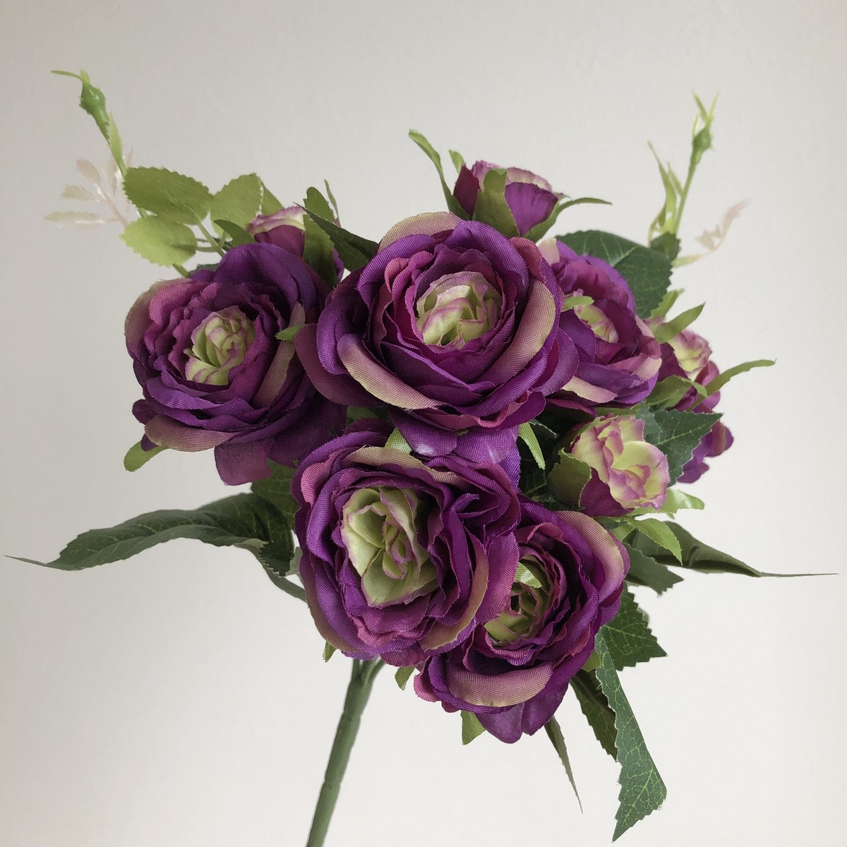 アウトレット◎【造花】ビバ工芸/VE-6747 アロマローズブッシュ PU/VE-6747