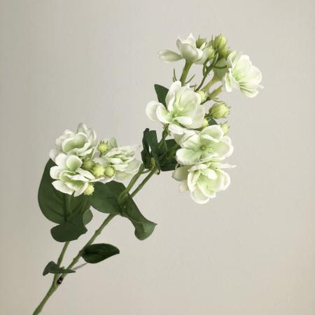 アウトレット◎【造花】アスカ/A-39591 ジャスミンX9 つぼみX19 #053A クリームグリーン/A-39591-053A