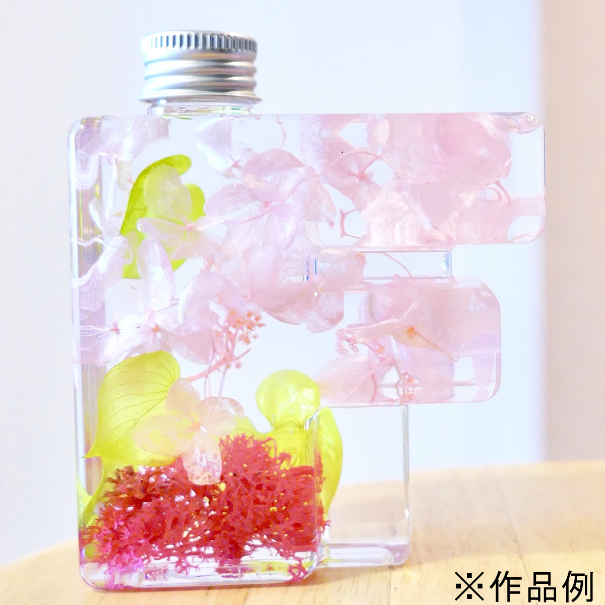アウトレット◎NAMEW(ネイミュー)/イニシャルハーバリウム用 アルファベットPETボトル ≪F≫ 284ml