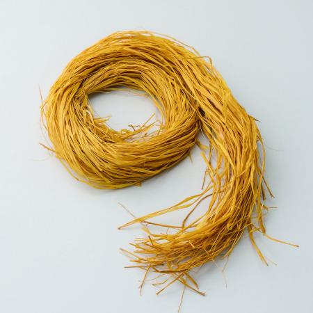 アウトレット◎【ドライ】大地農園/マダガスカルラフィア 70g イエロー/60751-500