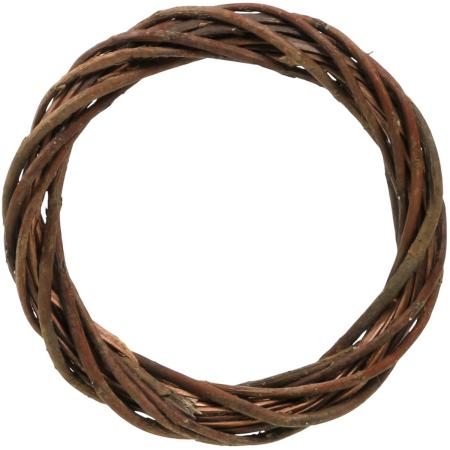アウトレット◎SG Wonder zone/皮付き柳リース15cm/600-004