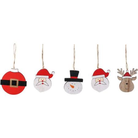 アウトレット◎YDM/クリスマスフレンズオーナメント5P/COH-1035
