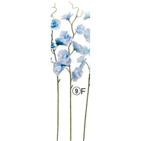 アウトレット◎【造花】アスカ/スイトピー×7 フレンチブルー/A-34763-9F