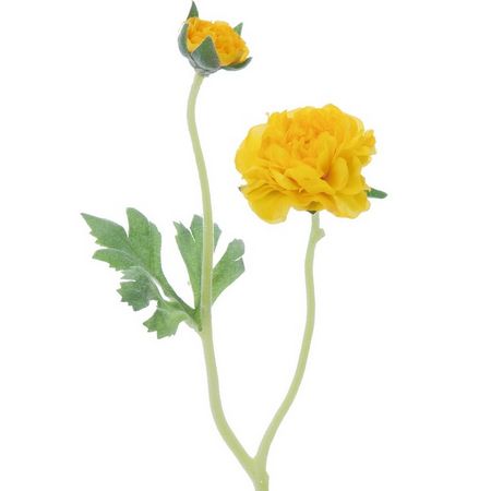 アウトレット◎【造花】YDM/フレンチラナンキュラス イエロー/FFH-0008-Y