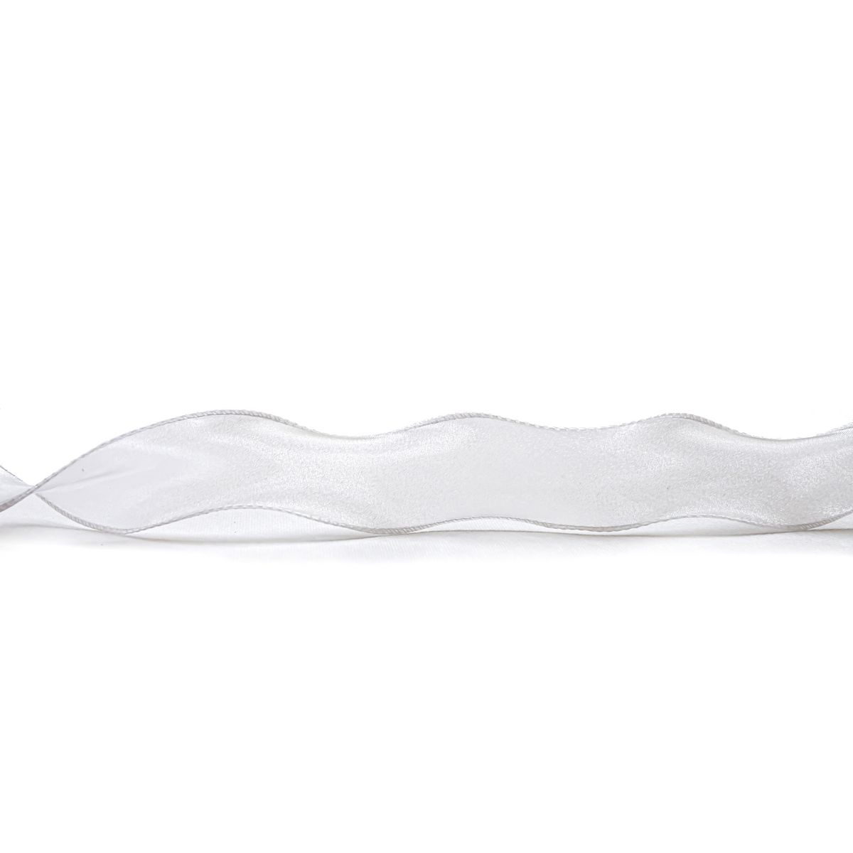 アウトレット◎秦貴/オーガンジーリボン NO.4 ジェルホワイト