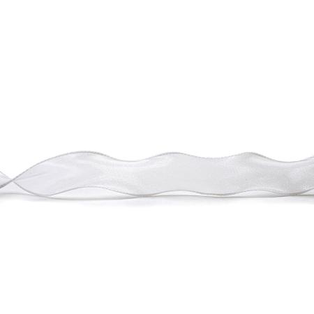 アウトレット◎秦貴/オーガンジーリボン NO.4 ジェルホワイト